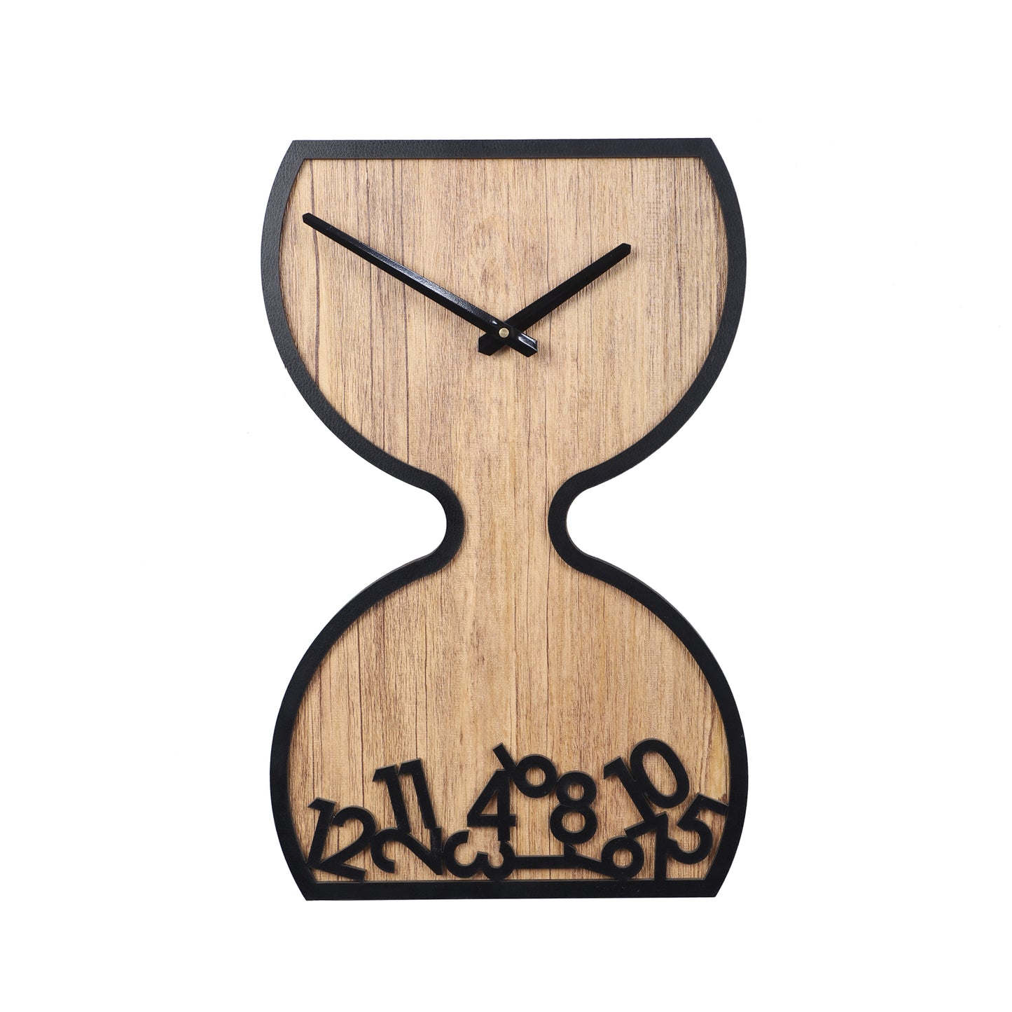 Luxurious 16-Inch Brown Timer Wall Clock