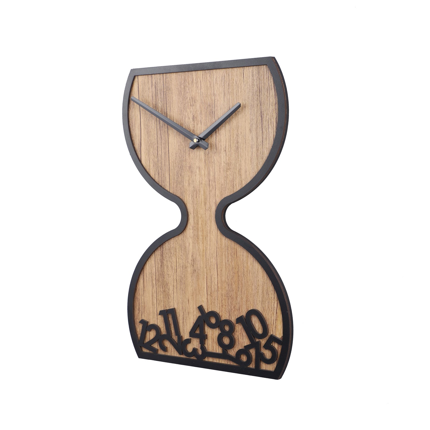 Luxurious 16-Inch Brown Timer Wall Clock